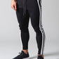 Tapered Trackpants met Zijstrepen | Slim Fit Gymwear | Stretch Comfort