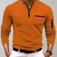 Heren Gebreide Sweatshirt met Rits | Textuur Design | Slim Fit & Casual Look