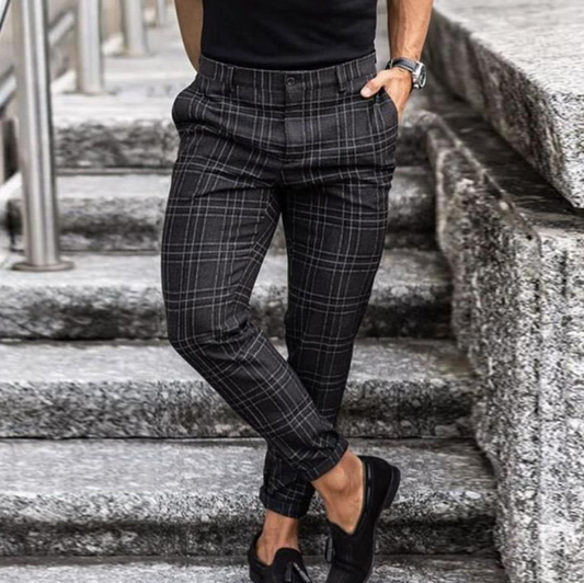 Milano ruit | Slim Tapered Fit | Klassiek met een twist