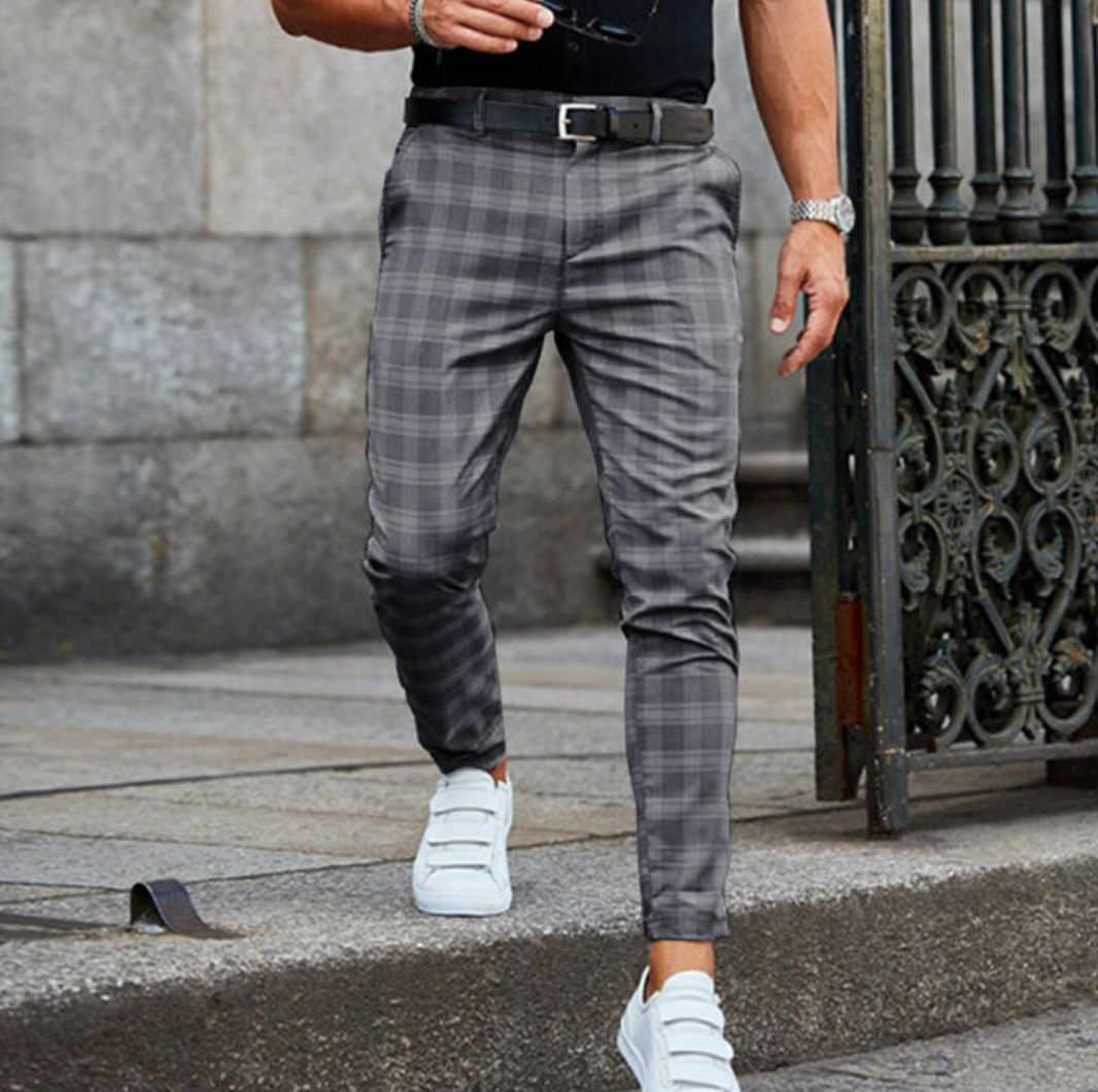 Milano ruit | Slim Tapered Fit | Klassiek met een twist