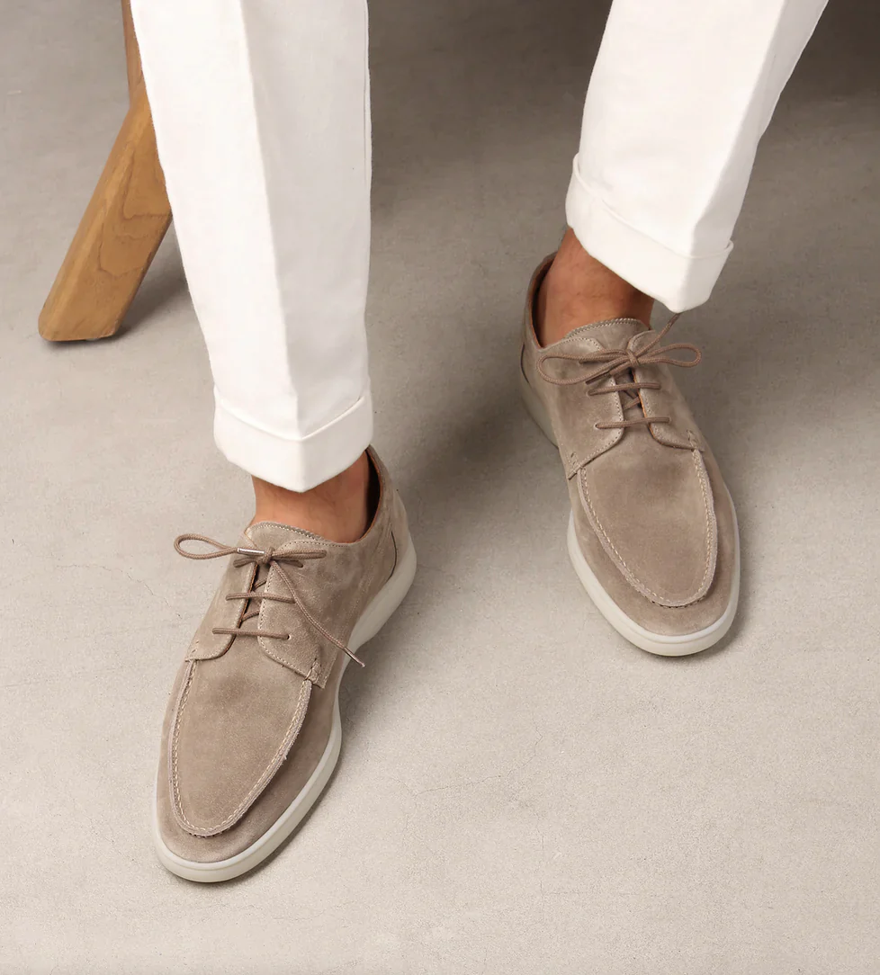 Milano Loafer | Suède Instapper | Tijdloze Elegantie