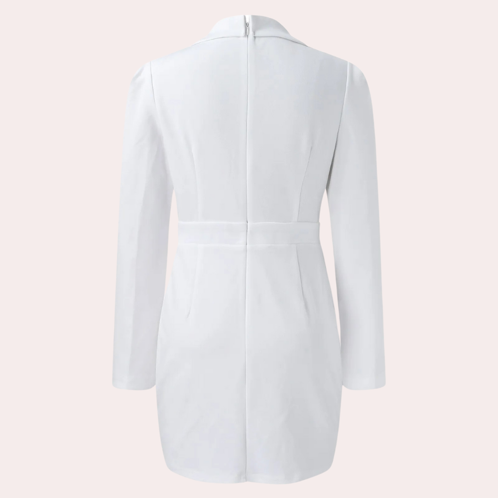 Power Chic Blazer Dress | Dubbelrijig | Strakke Mini-Look