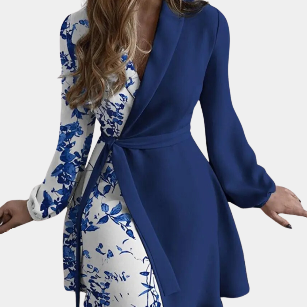Artistry Wrap Blazer Dress | Lange Mouw | Creatieve Chique
