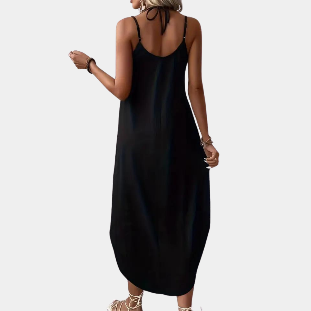 Coastal Ease Dress | Mouwloze Maxi | Zomers & Minimalistisch