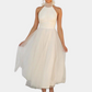 Celeste Tulle Dress | Haltertop Midi | Elegante Tutu-look