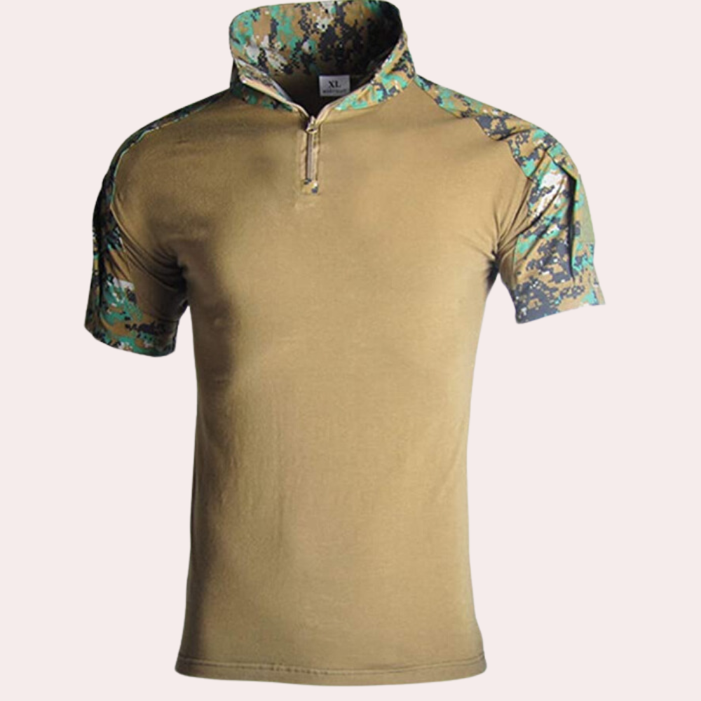 Tactical Camo Polo | Camouflage Details | Outdoor & Urban Style