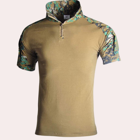 Tactical Camo Polo | Camouflage Details | Outdoor & Urban Style