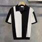 Heren Colorblock Poloshirt | Slim Fit | Moderne Minimalistische Look