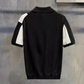 Heren Colorblock Poloshirt | Slim Fit | Moderne Minimalistische Look