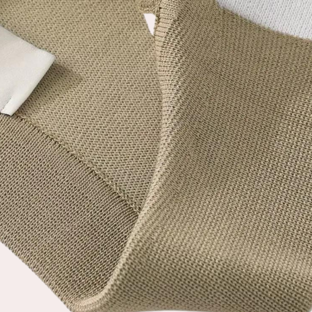 Heren Colorblock Poloshirt | Slim Fit | Moderne Minimalistische Look