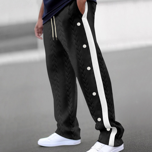 Side Snap Trackpants | Sportieve Streetwear | Tear-Away Design