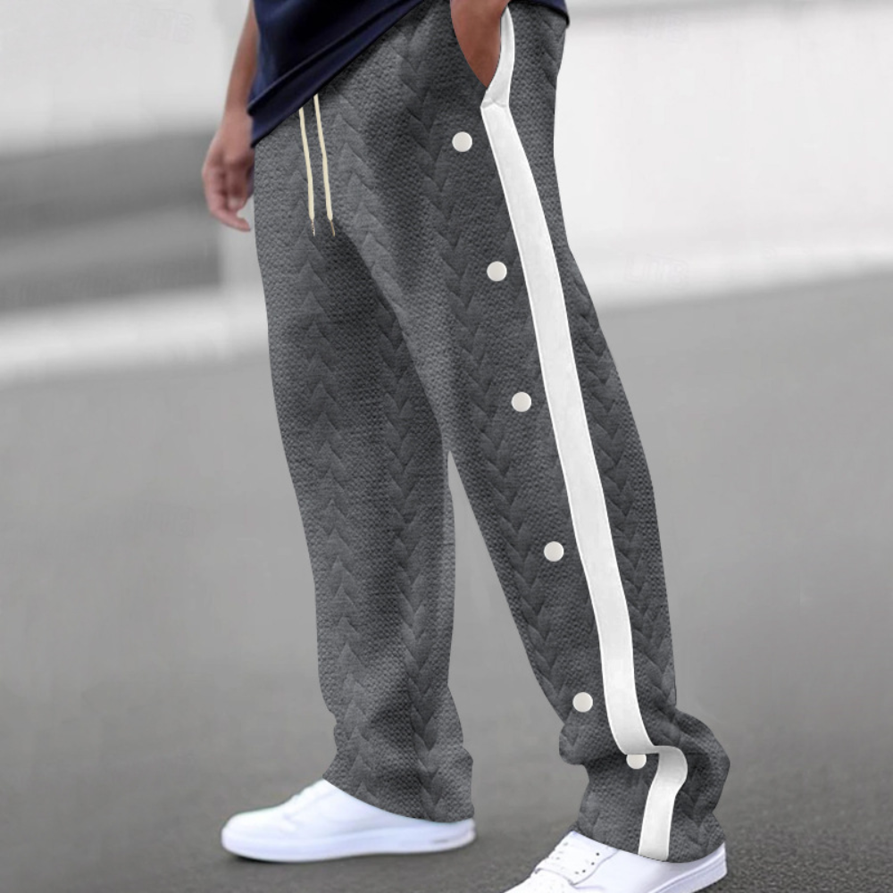Side Snap Trackpants | Sportieve Streetwear | Tear-Away Design