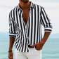 Coastline Stripe Shirt | Verticale Strepen | Zomerse Elegantie