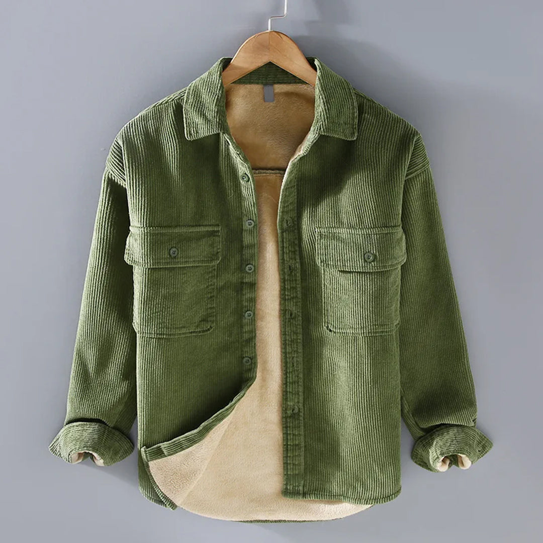 NordicCord Sherpa Overshirt | Warm Gevoerd | Corduroy Outdoor Style