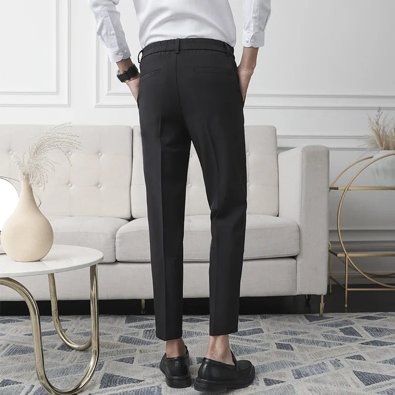 Pantalon | Stretch Polyester | Slim Fit Tapered