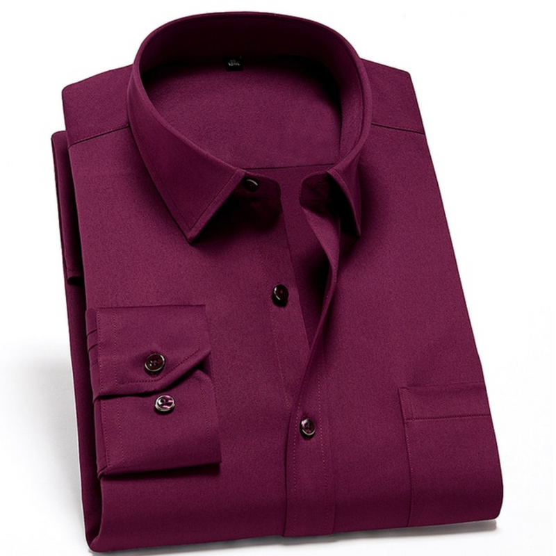 Heren Strijkvrij Overhemd | Slim Fit | Stretch & Comfort