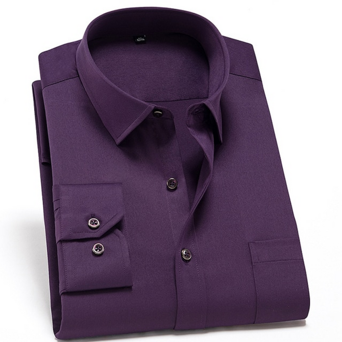 Heren Strijkvrij Overhemd | Slim Fit | Stretch & Comfort