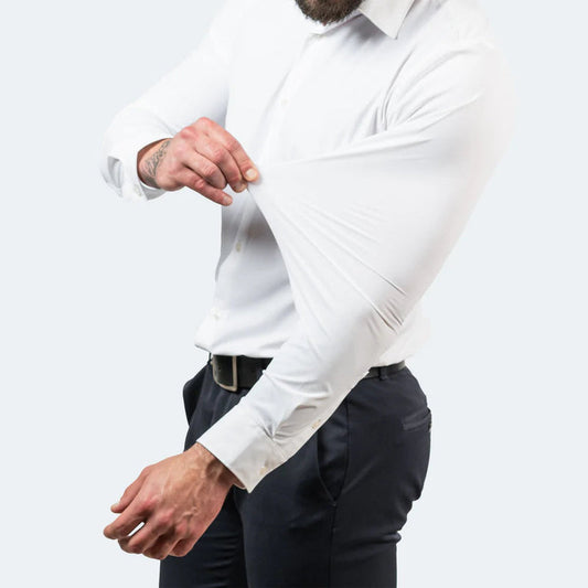 Heren Strijkvrij Overhemd | Slim Fit | Stretch & Comfort