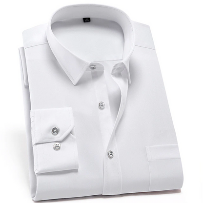 Heren Strijkvrij Overhemd | Slim Fit | Stretch & Comfort