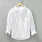 Breeze Shirt | Gestreept Overhemd | Zachte Pasteltinten