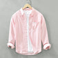 Breeze Shirt | Gestreept Overhemd | Zachte Pasteltinten