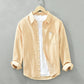 Breeze Shirt | Gestreept Overhemd | Zachte Pasteltinten