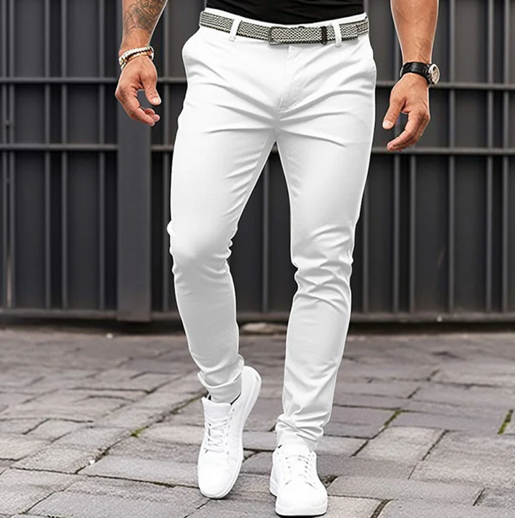 Slim-Fit Tech Jogger voor Heren | Stretch Performance Broek met Cuffs | Urban Casual Essential