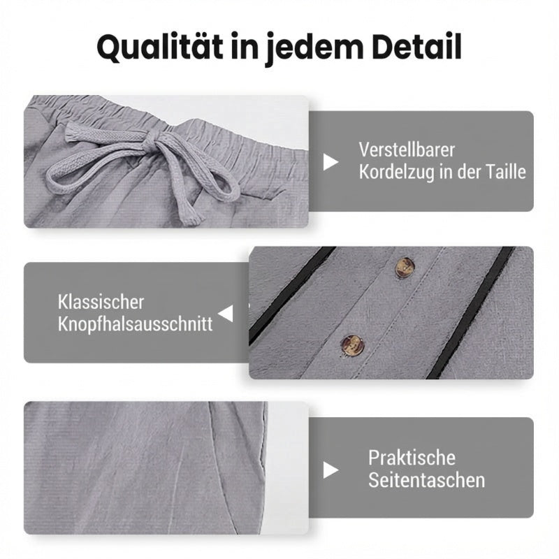Herren Kapuze Casual Loose Top & Hose 2-teiliges Set