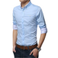 Overhemd | Katoenmix | Slim Fit met Contrasterende Details