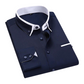 Overhemd | Katoenmix | Slim Fit met Contrasterende Details