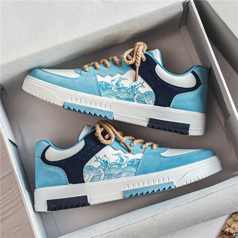 StreetArt Sneaker | Grafisch Design | Kleurrijke Statement-Zool