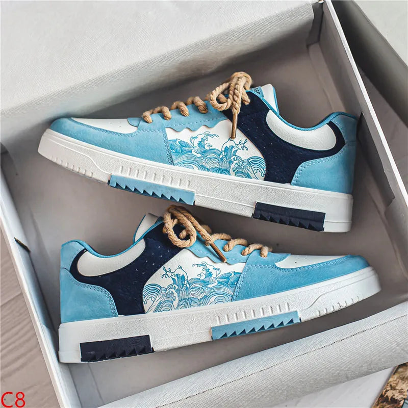 StreetArt Sneaker | Grafisch Design | Kleurrijke Statement-Zool