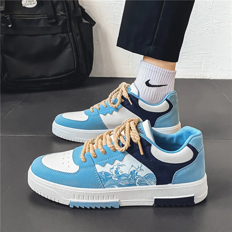 StreetArt Sneaker | Grafisch Design | Kleurrijke Statement-Zool