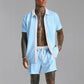 Malibu Summer Set | Open Overhemd & Shorts | Casual Zomerlook