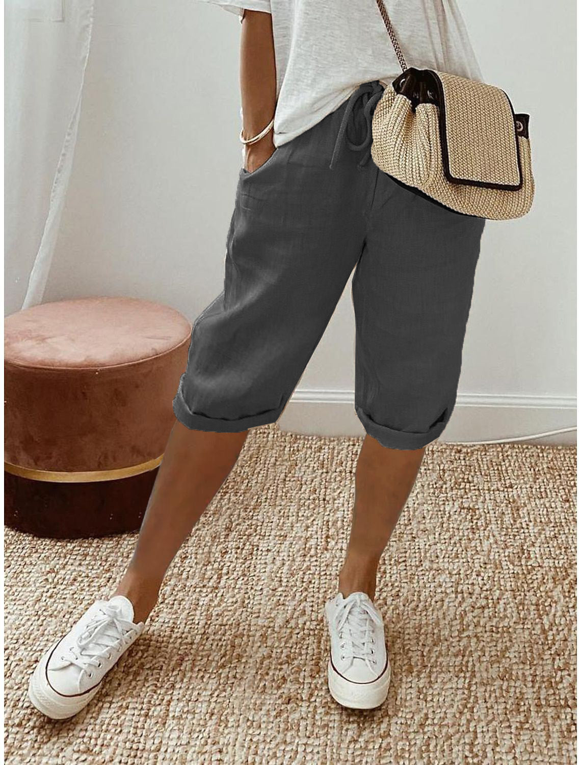 Bianca Linnen Broek - 1+1 Gratis