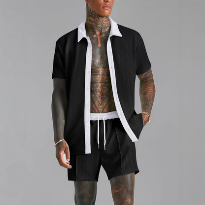 Malibu Summer Set | Open Overhemd & Shorts | Casual Zomerlook