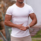 Heren Muscle Fit T-Shirt | Stretch Cotton | Essentials in Wit & Zwart