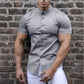 Muscle Fit Stretch Shirt | Korte Mouw | Strakke Zomerstijl