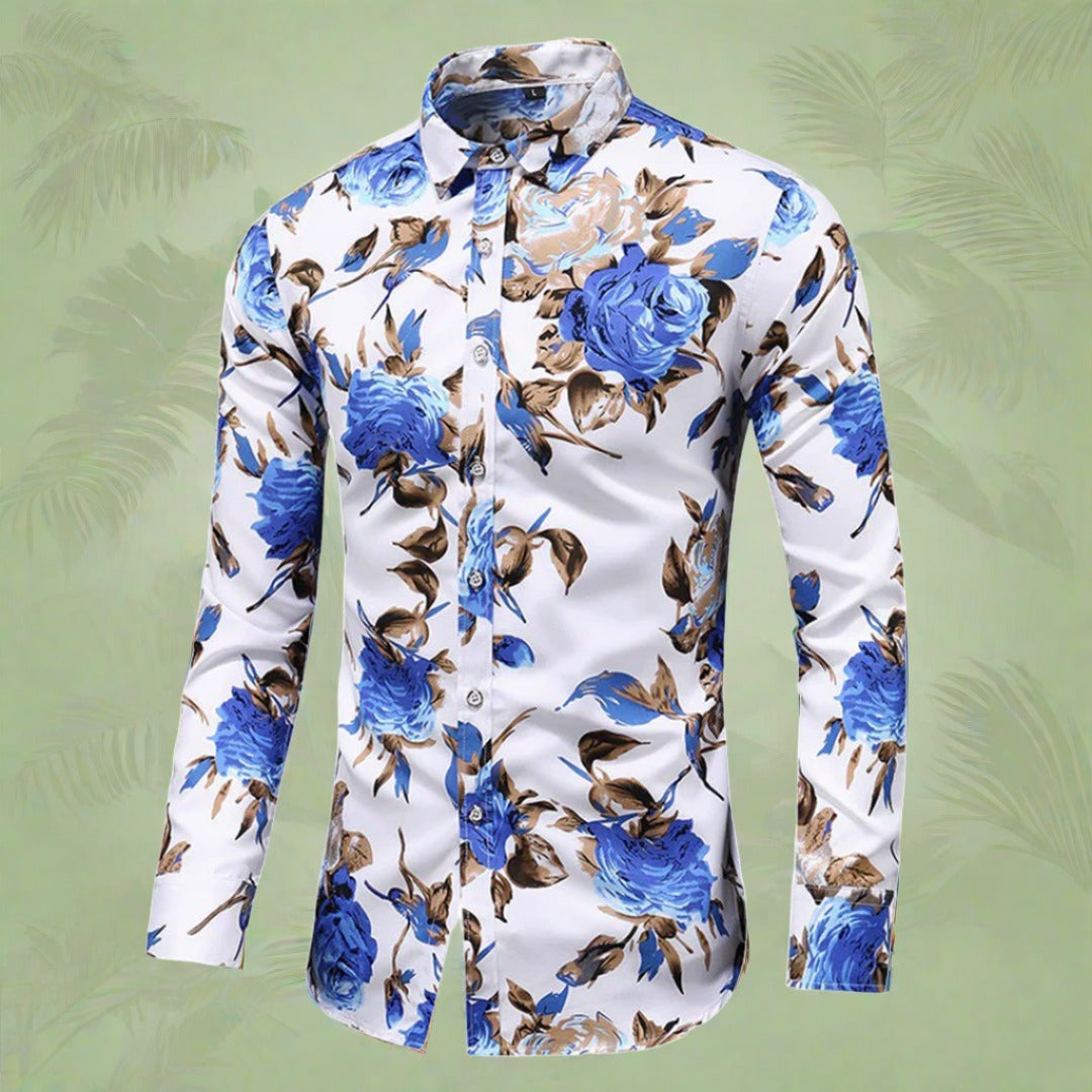 Floral Luxe Shirt | Bloemenprint Overhemd | Gedurfd & Elegant