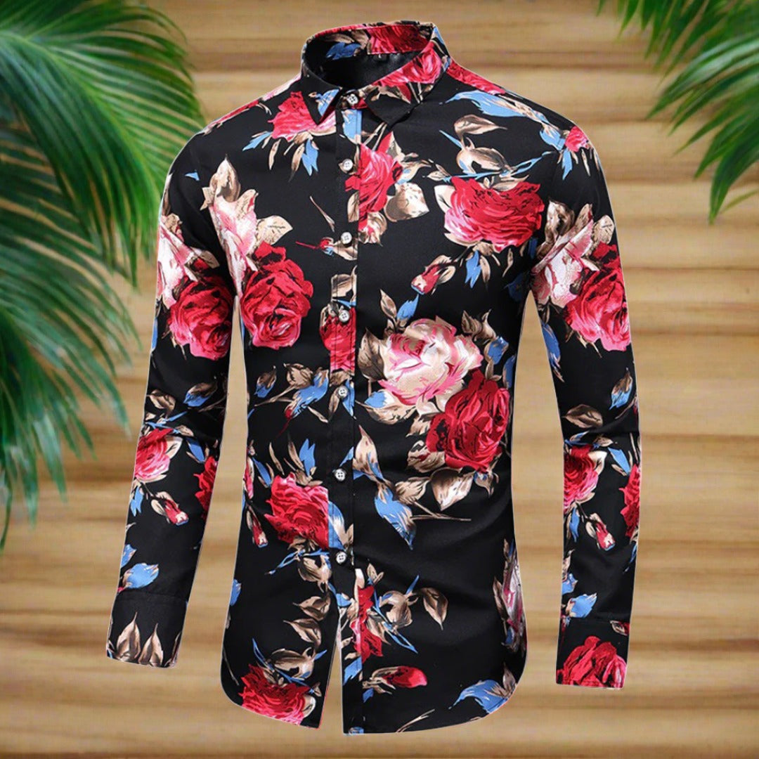 Floral Luxe Shirt | Bloemenprint Overhemd | Gedurfd & Elegant
