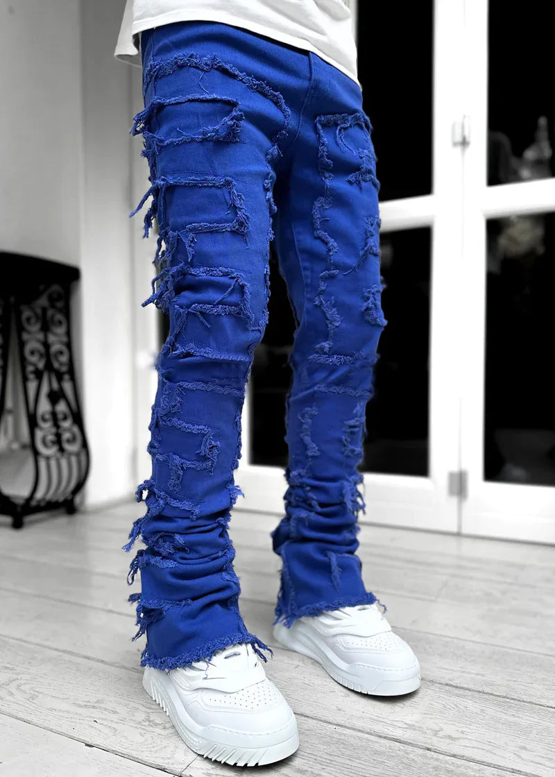 Heren Ripped Jeans | Skinny Fit | Opvallende Streetstyle