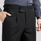 Old Money Geplooide Broek | Regular Fit | Elegantie in Stijl