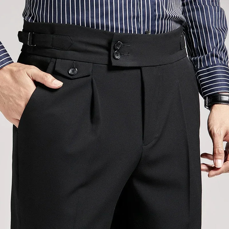 Old Money Geplooide Broek | Regular Fit | Elegantie in Stijl