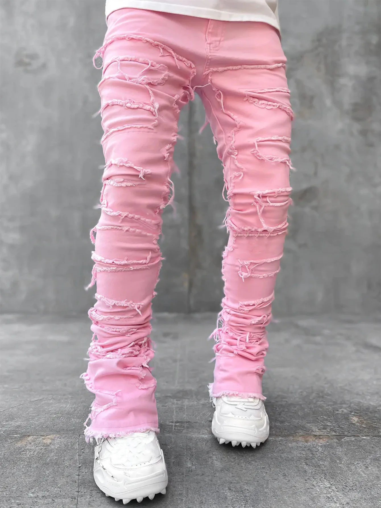 Heren Ripped Jeans | Skinny Fit | Opvallende Streetstyle