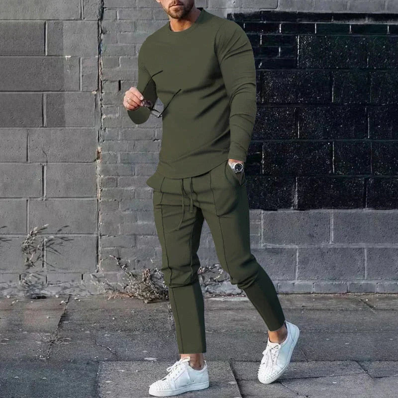 Heren Trainingspak met Lange Mouwen | Jogger Set | Casual Street Look