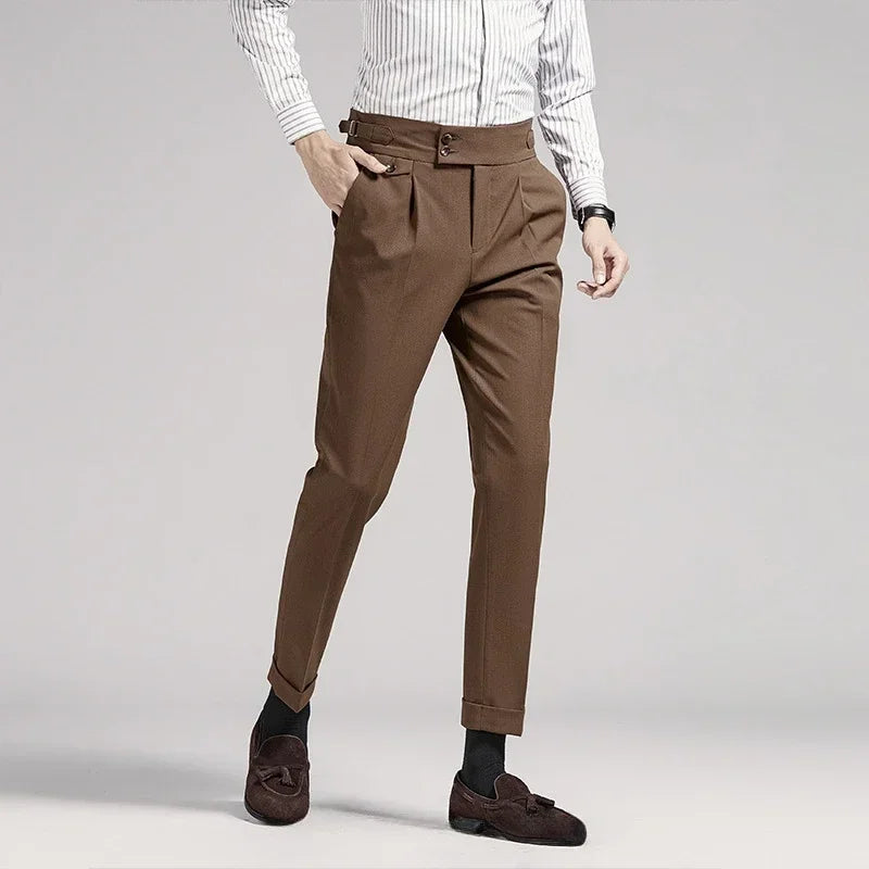 Old Money Geplooide Broek | Regular Fit | Elegantie in Stijl