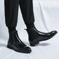 Leren Chelsea Boots Heren | Stijlvol & Comfortabel | Luxe Rode Zool