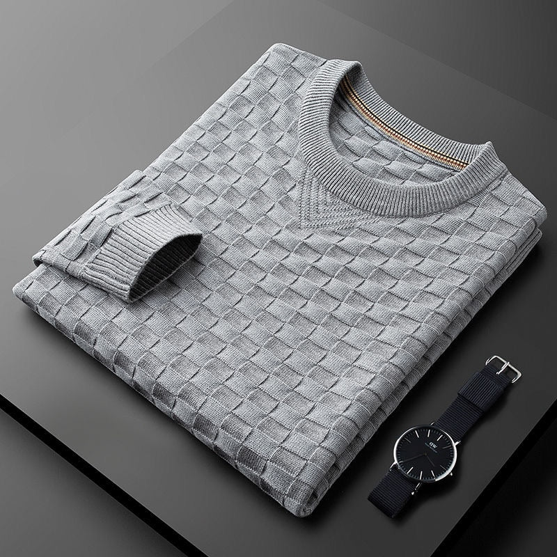 MarcoBellini Bellagio sweatshirt met ruitpatroon