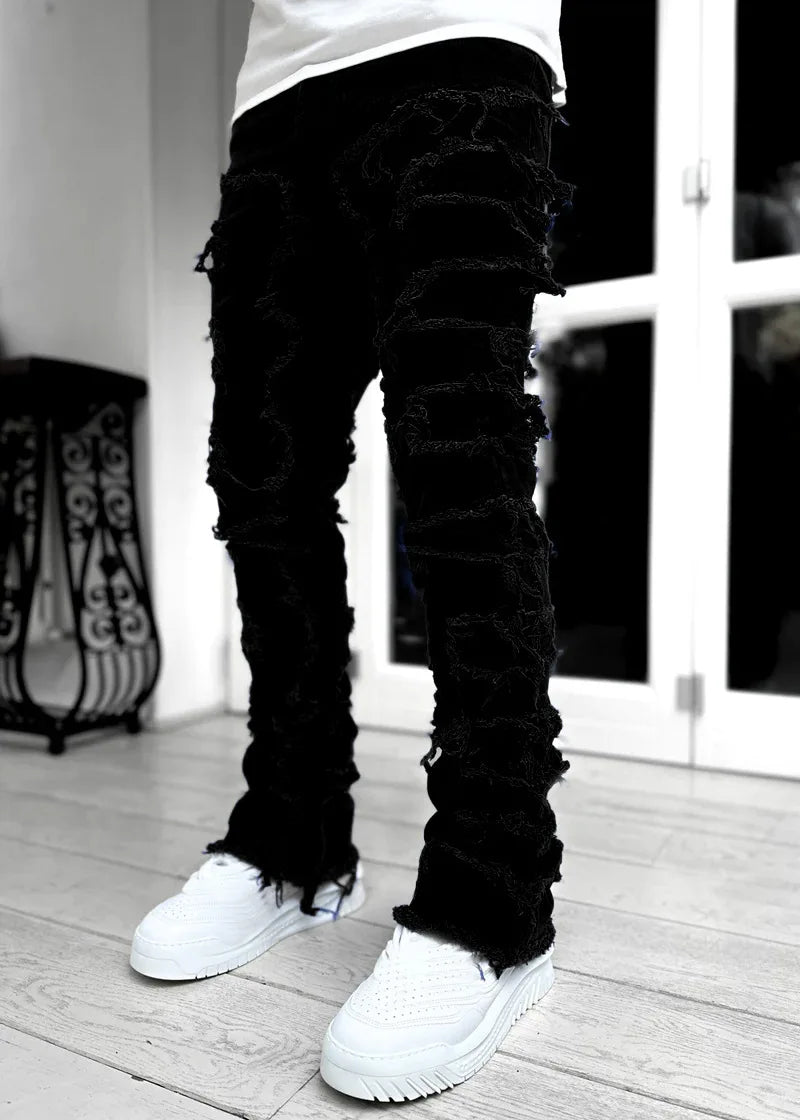 Heren Ripped Jeans | Skinny Fit | Opvallende Streetstyle