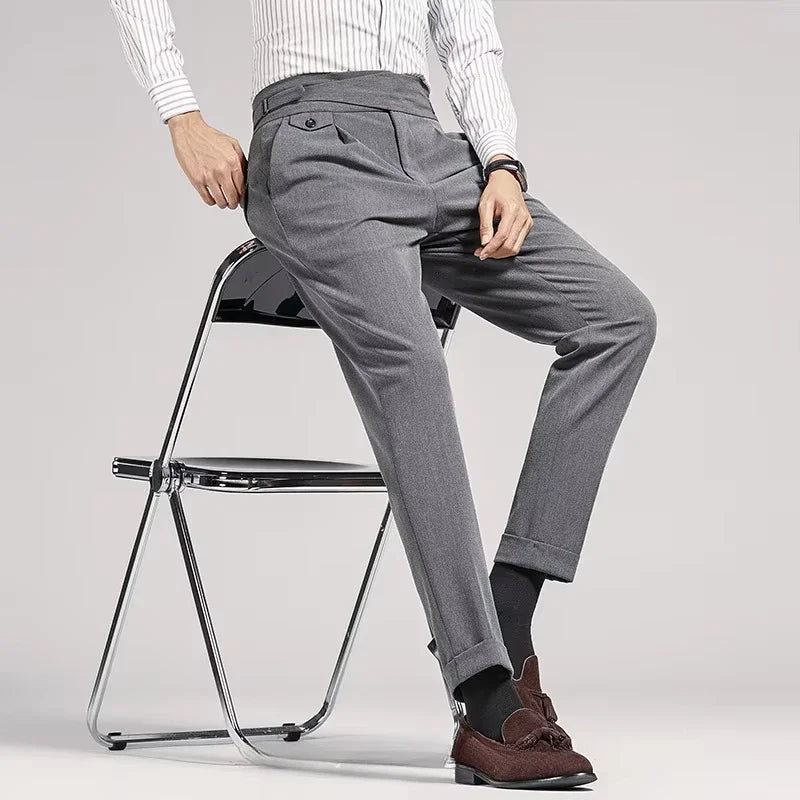 Old Money Geplooide Broek | Regular Fit | Elegantie in Stijl